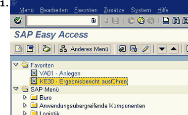Screenshot SAP Easy Access